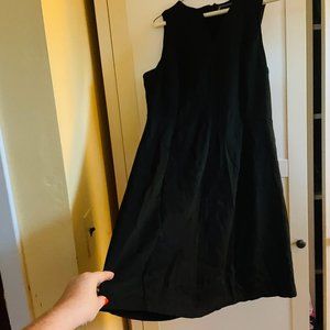Cynthia Rowley - fitted black dress - for business or a date night - L